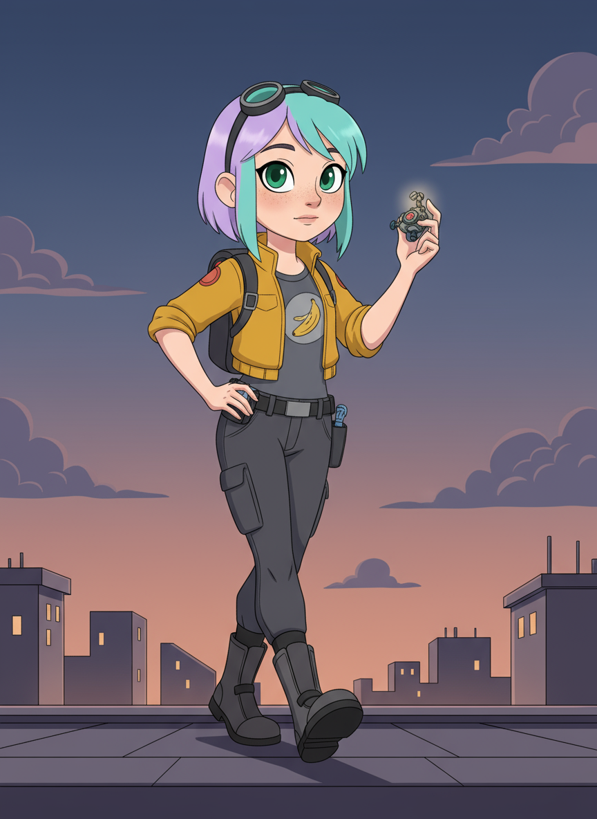 Personaje LUNA PICO – Pose 2 cuerpo entero